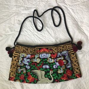 Thai Embroidered Crossbody Bag